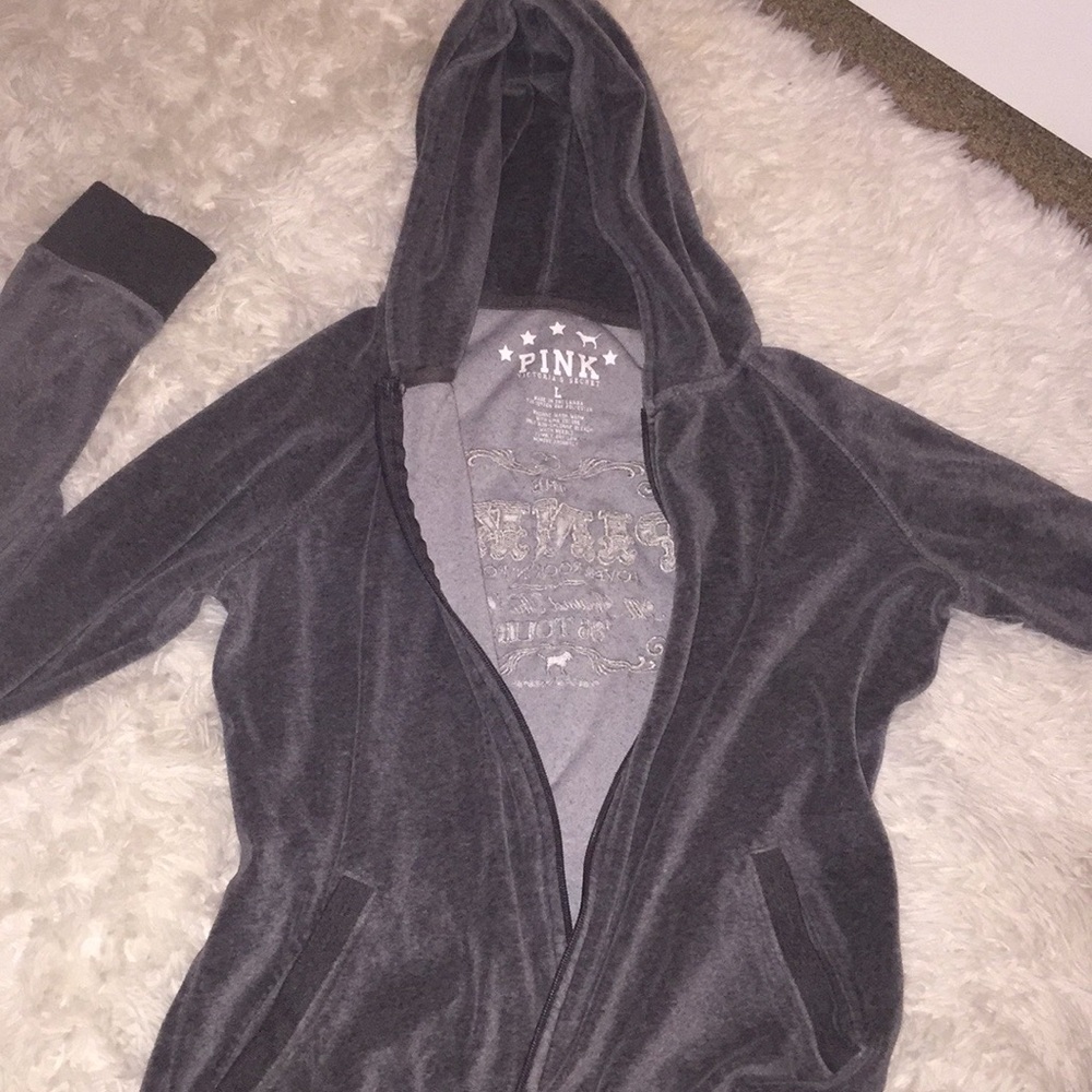 Vs pink jacket size L grey